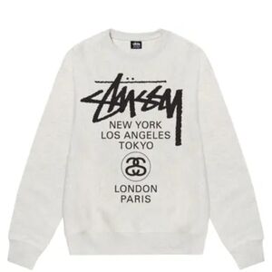 STUSSY X Dover Street Market New York Crewneck Sweatshirt XXL NWT
